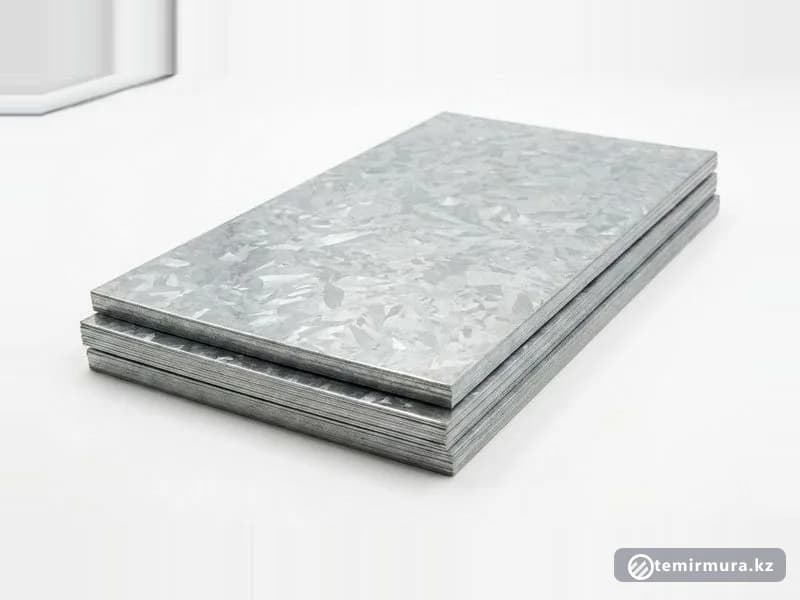 Лист оцинкованный С15 0,18х2000х2000 мм — 0,18×2000×2000 мм, склад TEMIR MURA