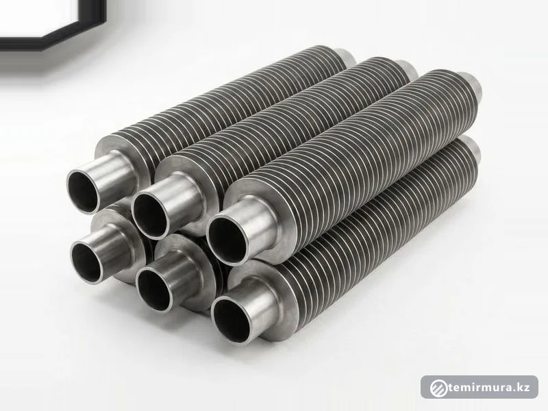 Труба оребрённая 3ст 25х10 мм — ⌀25×10 мм, склад TEMIR MURA